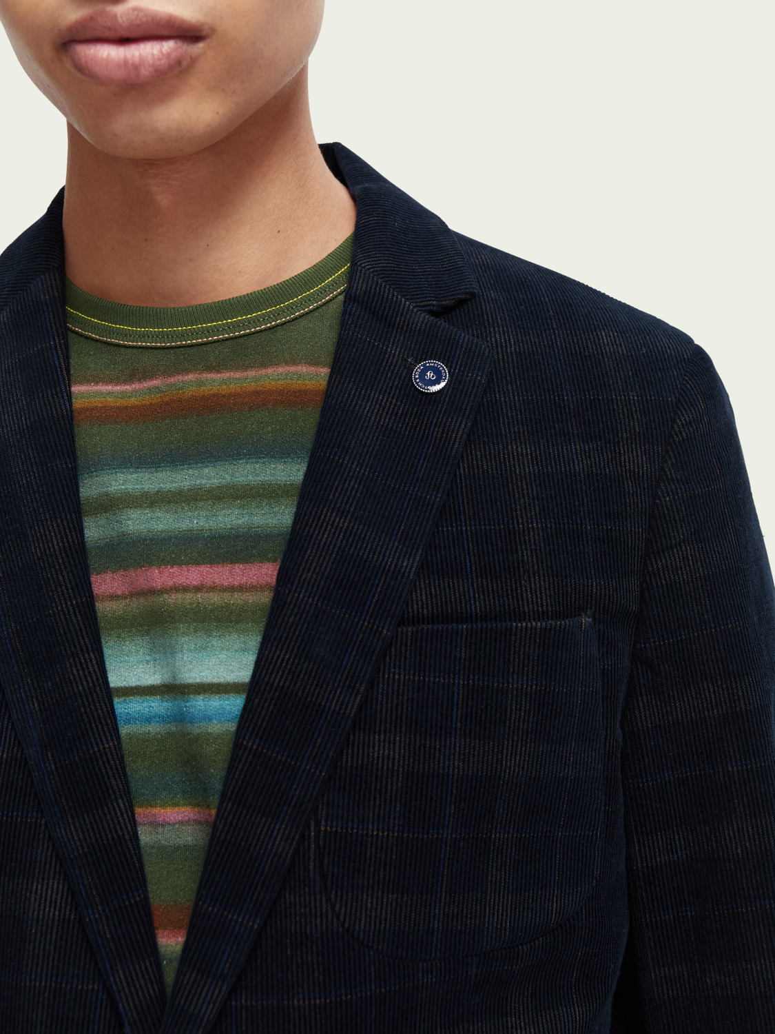 Single-Breasted Corduroy Blazer | Scotch And Soda Outlet