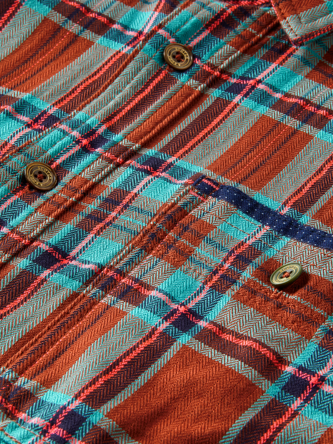Regular-Fit Checked Flannel Shirt | Scotch And Soda Outlet