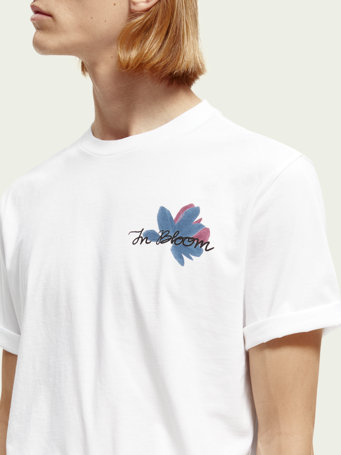 Artwork Organic Cotton T-Shirt | Scotch And Soda Outlet