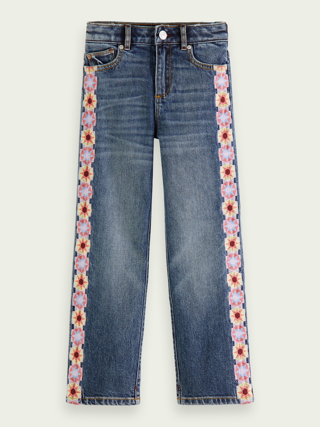 Scotch Soda Outlet | The Sky Straight Leg Jeans - Asteroid Crash