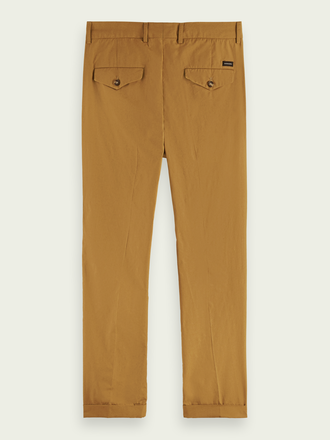 Blake Slim-Fit Pleated Poplin Chino | Scotch And Soda Outlet