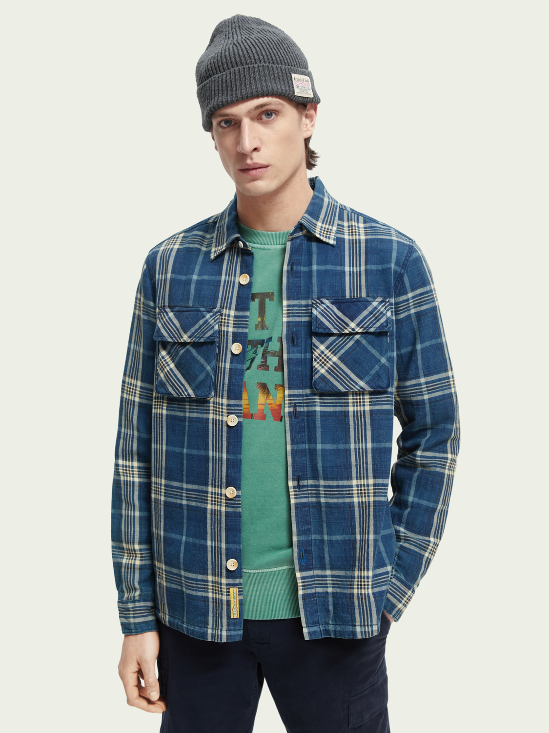 Checked Overshirt | Scotch And Soda Outlet