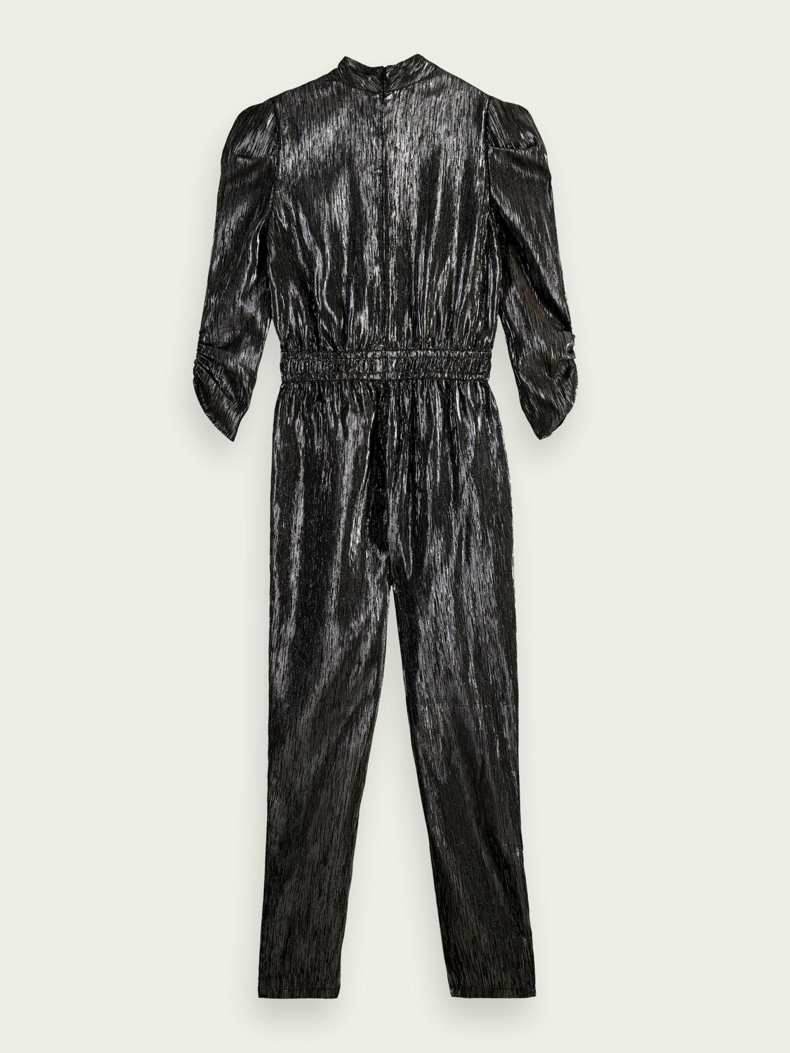 Gathered Silver Jumpsuit | scotch & soda outlet