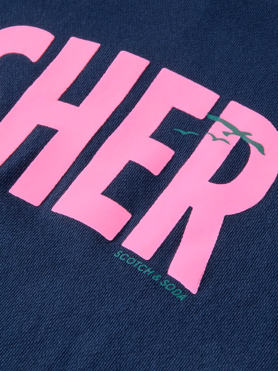 Fluorescent Graphic Hoodie | Scotch And Soda Outlet