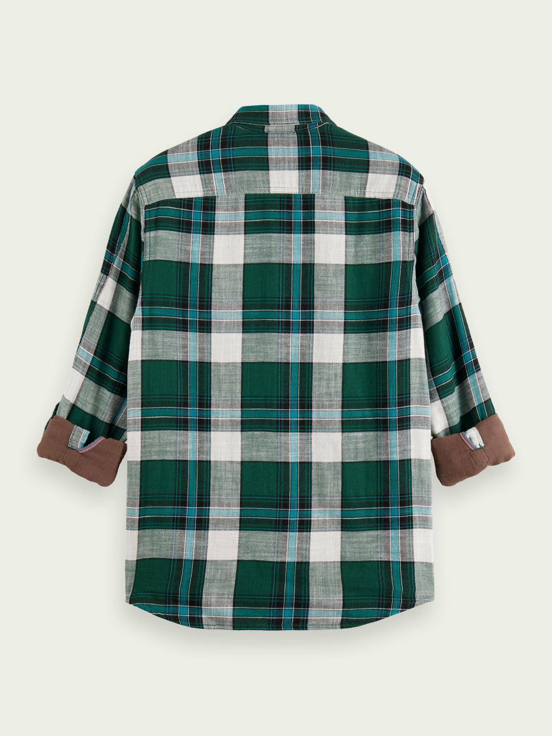 Regular-Fit Checked Cotton Shirt | Scotch And Soda Outlet