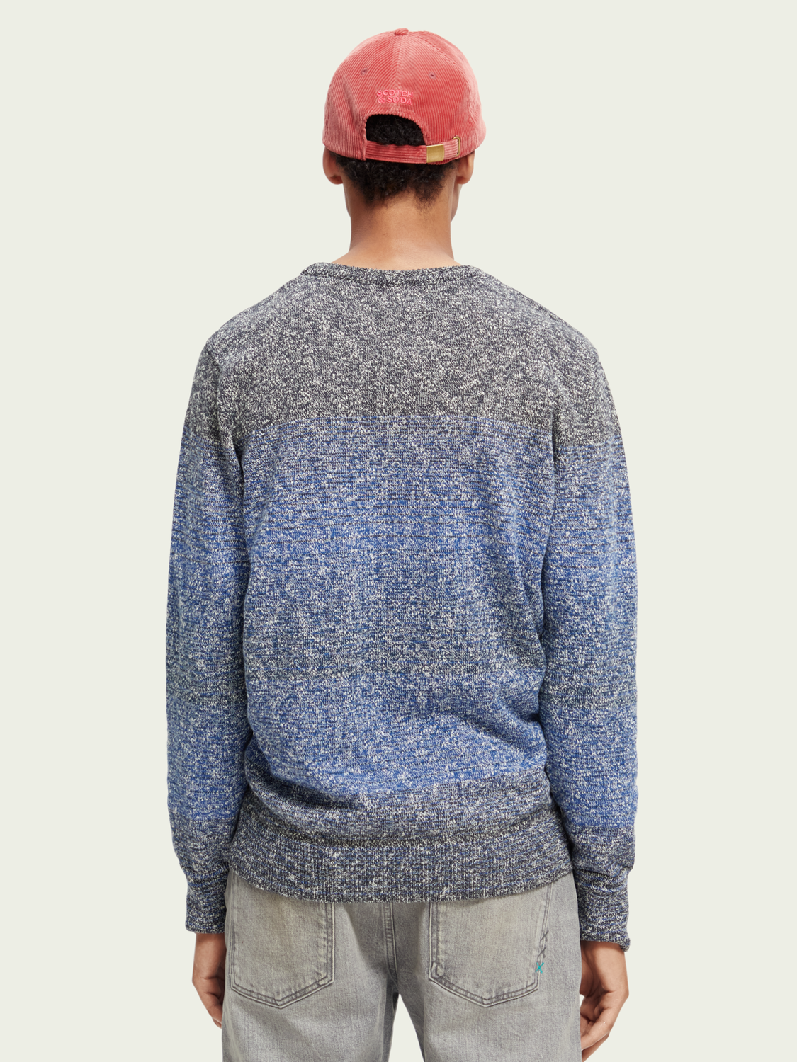 Striped Melange Sweater | Scotch And Soda Outlet