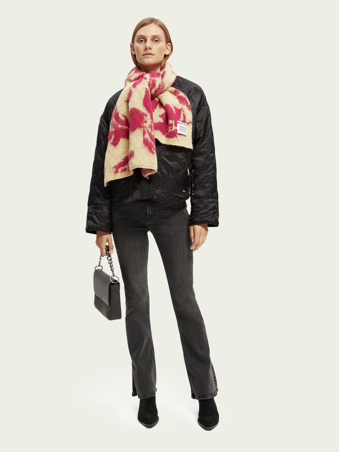 Brushed Jacquard Woven Scarf | scotch & soda outlet