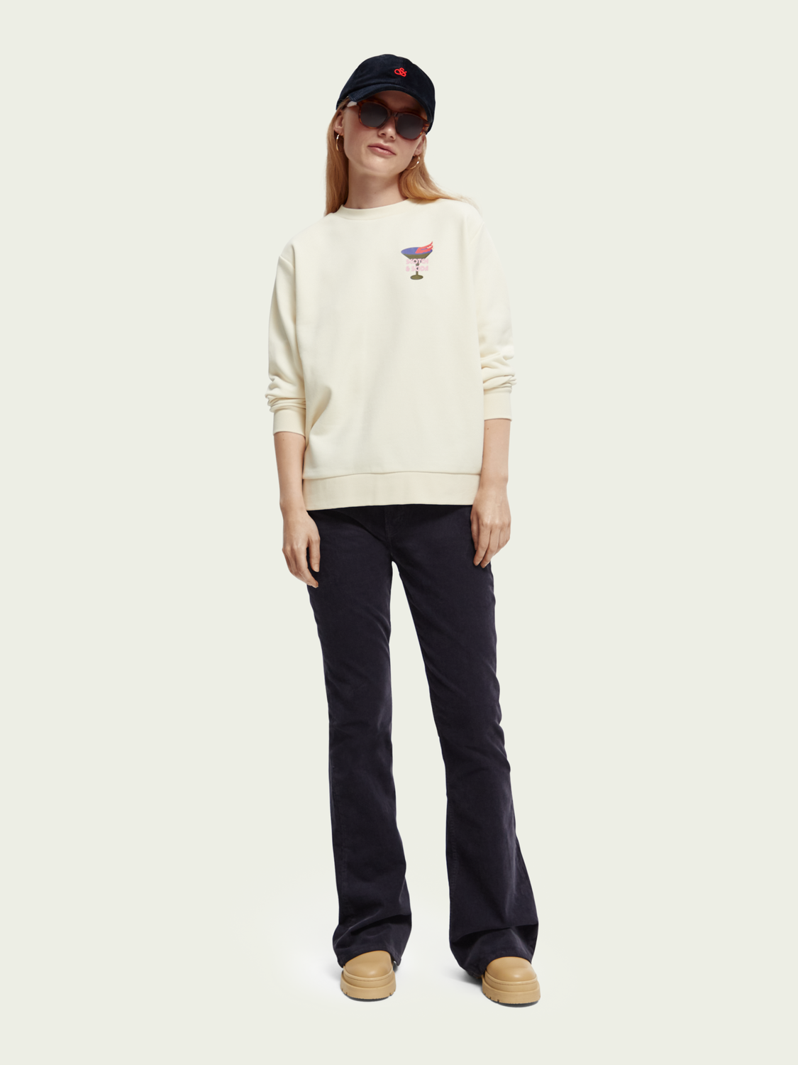 Relaxed Fit Crewneck Sweatshirt | scotch & soda outlet