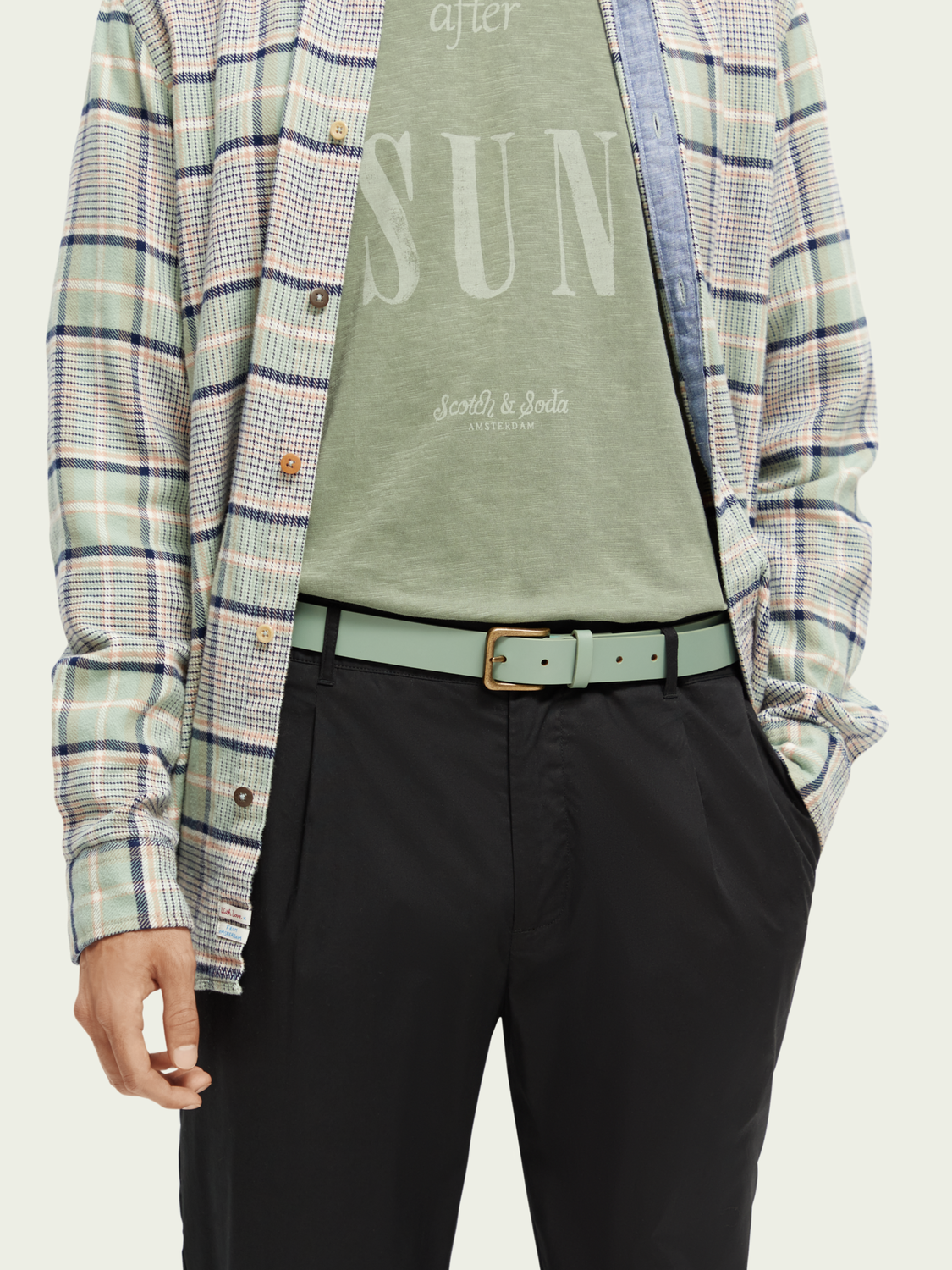 Recycled Leather Belt | Scotch And Soda Outlet