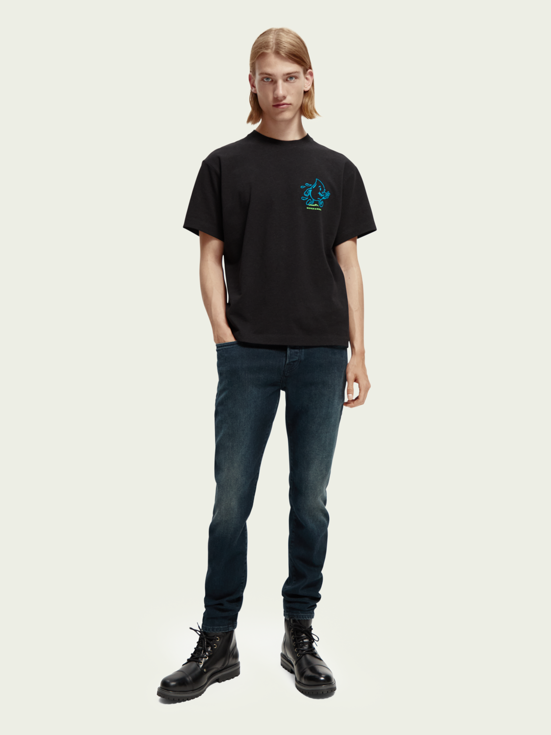 Unisex Trees For All Crewneck T-Shirt | scotch & soda outlet