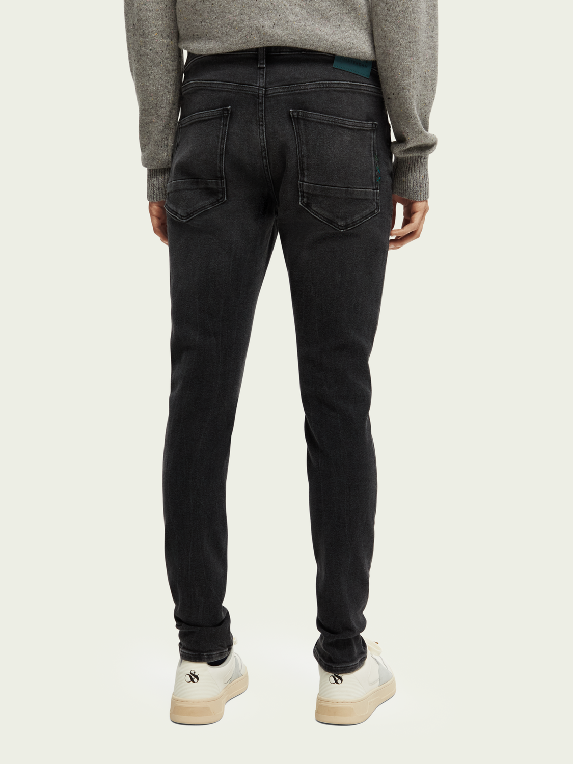 The Skim Super-Slim Fit Jeans - Carbon | Scotch And Soda Outlet