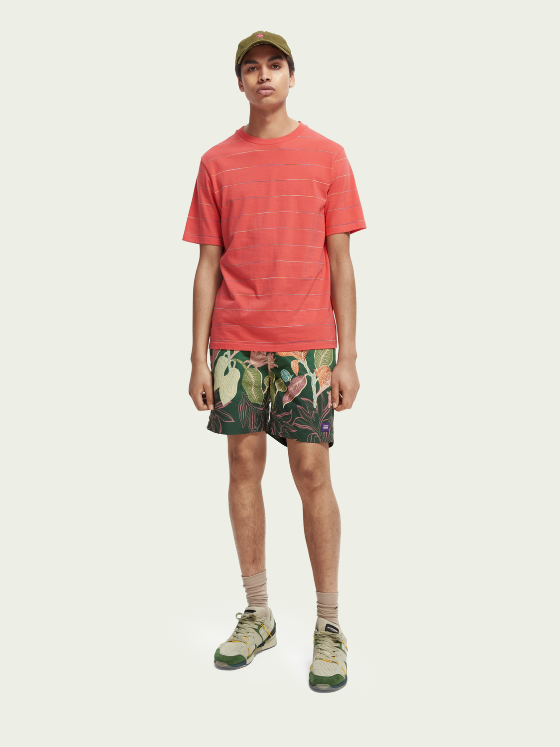 Yarn-Dyed Striped Organic Cotton T-Shirt | Scotch And Soda Outlet