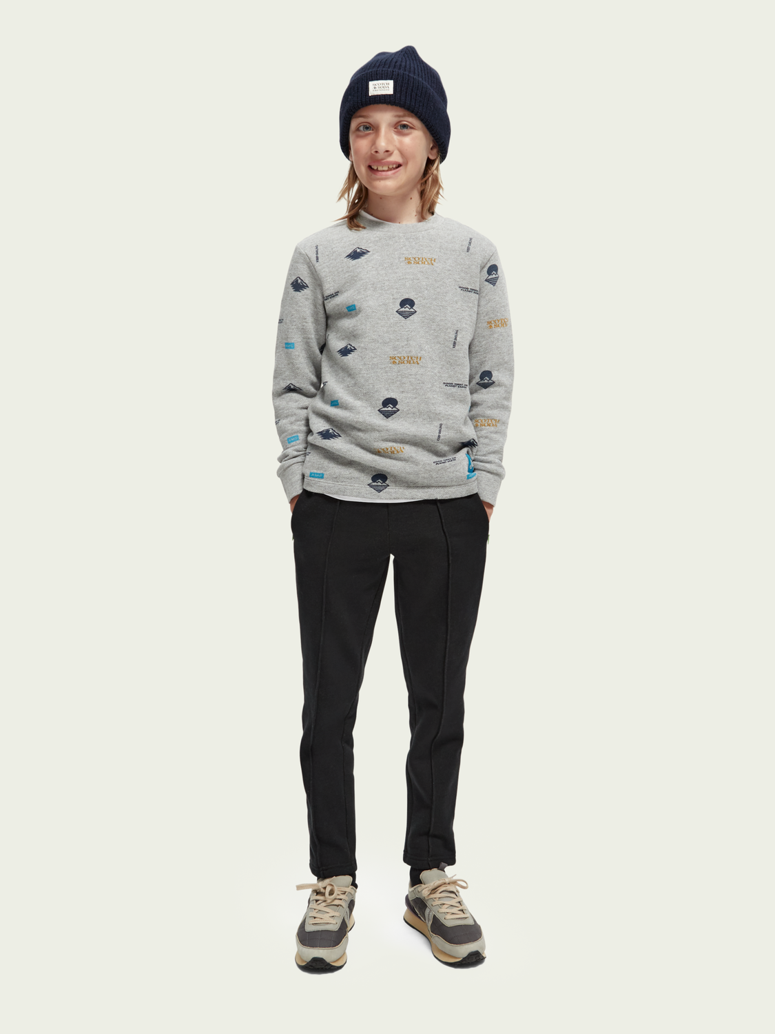 Long-Sleeved Printed Organic Cotton T-Shirt
