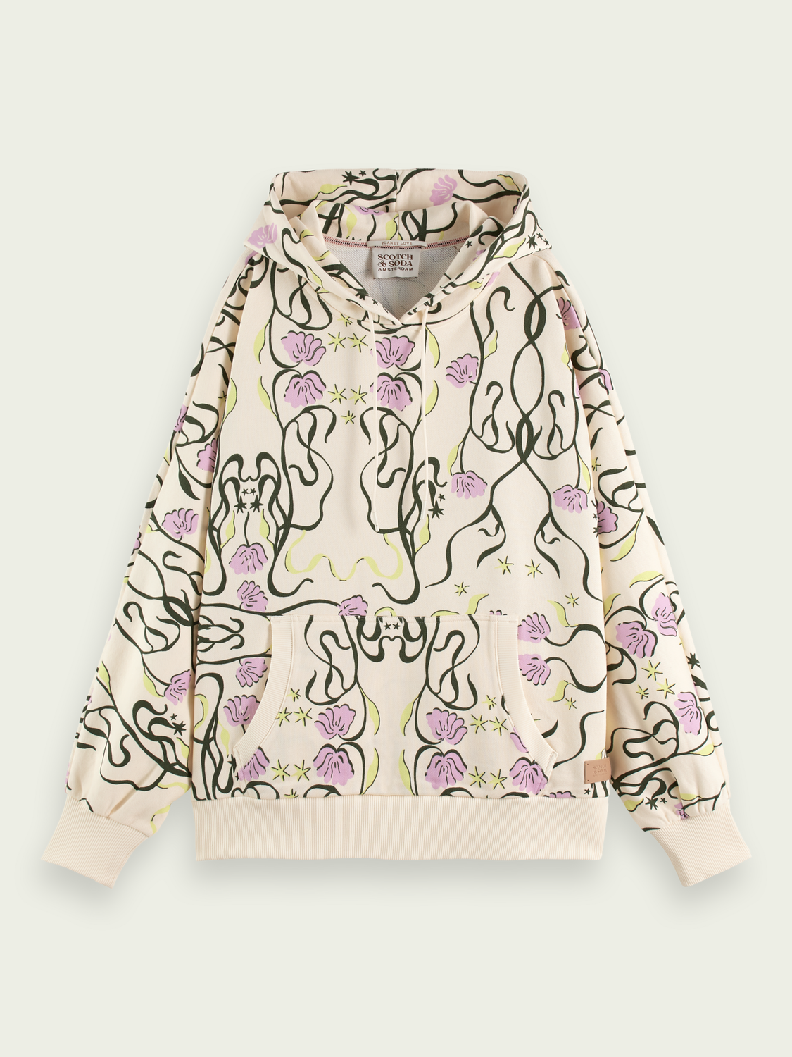 Oversized Printed Hoodie | scotch & soda outlet