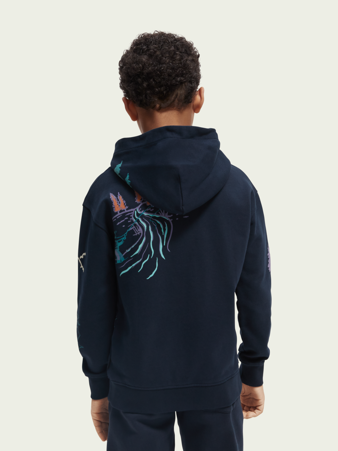 Printed Organic Cotton Hoodie