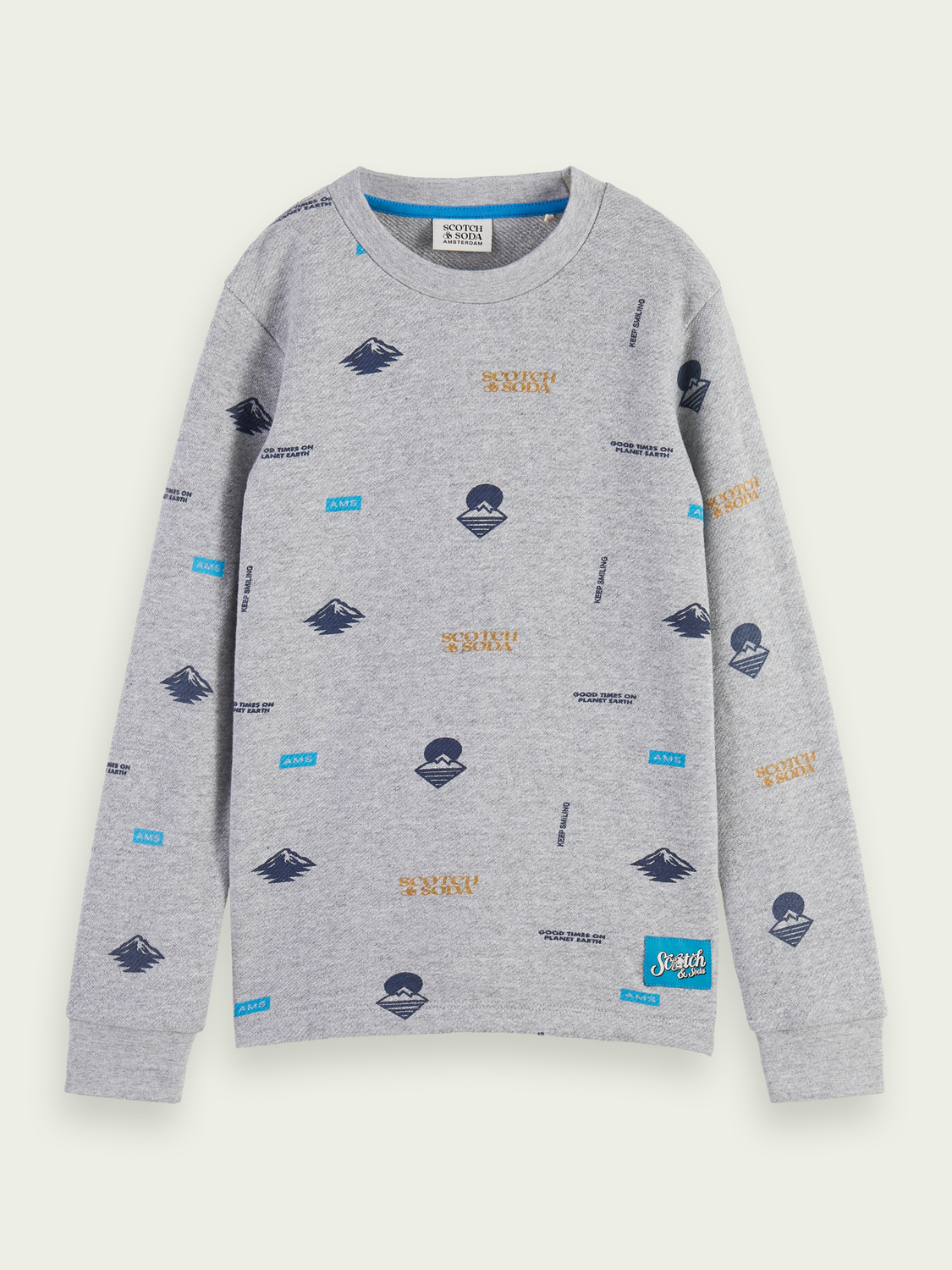 Long-Sleeved Printed Organic Cotton T-Shirt