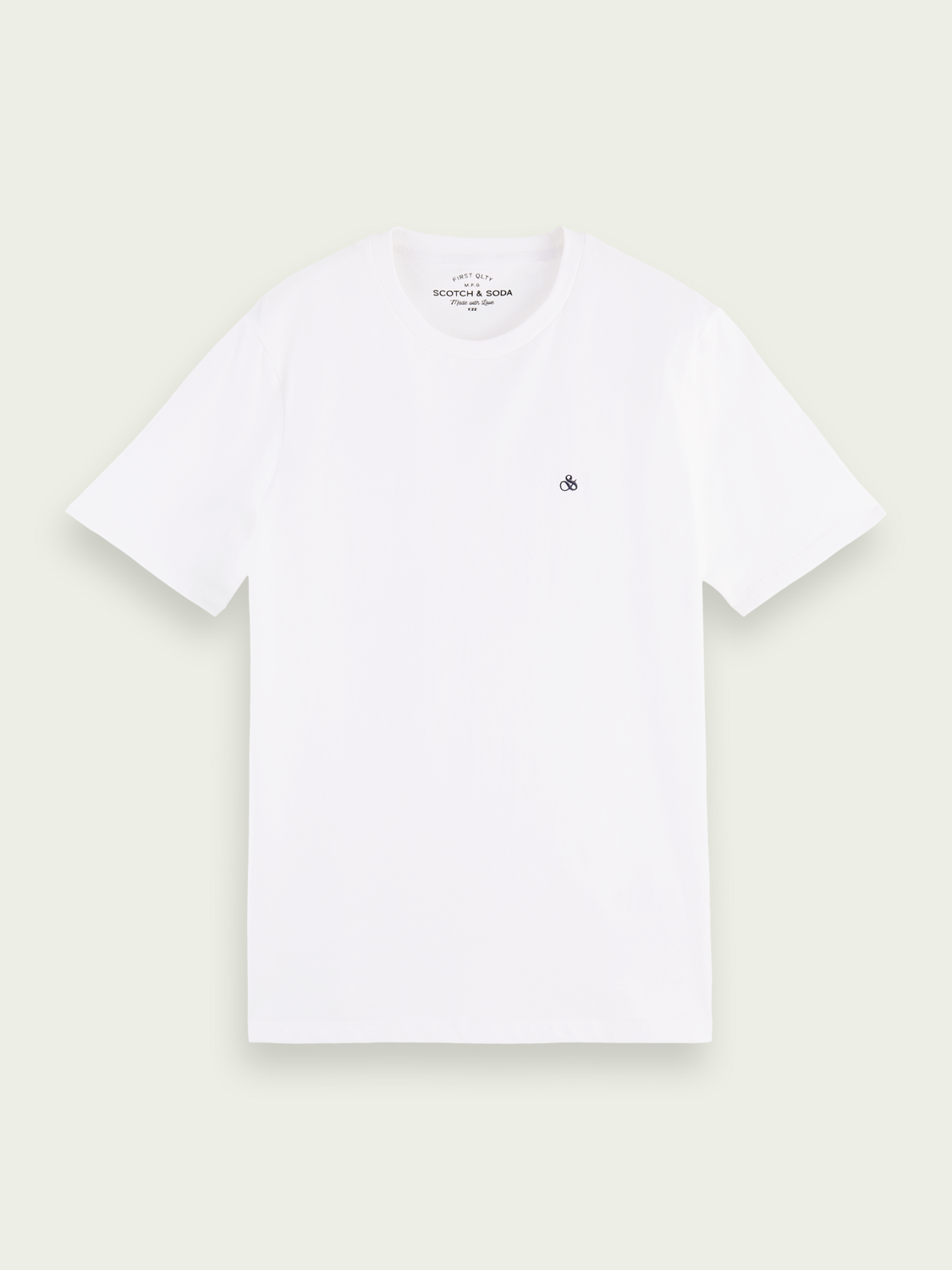 Organic Cotton Crewneck T-Shirt | Scotch And Soda Outlet