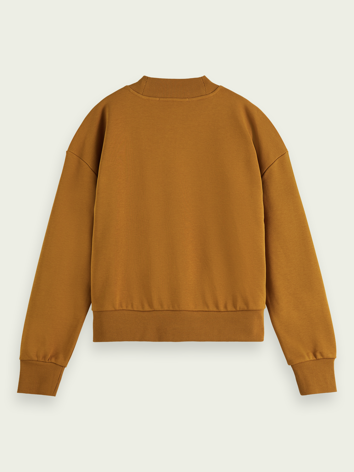 Loose Fit Cropped Funnel Neck Sweatshirt | scotch & soda outlet
