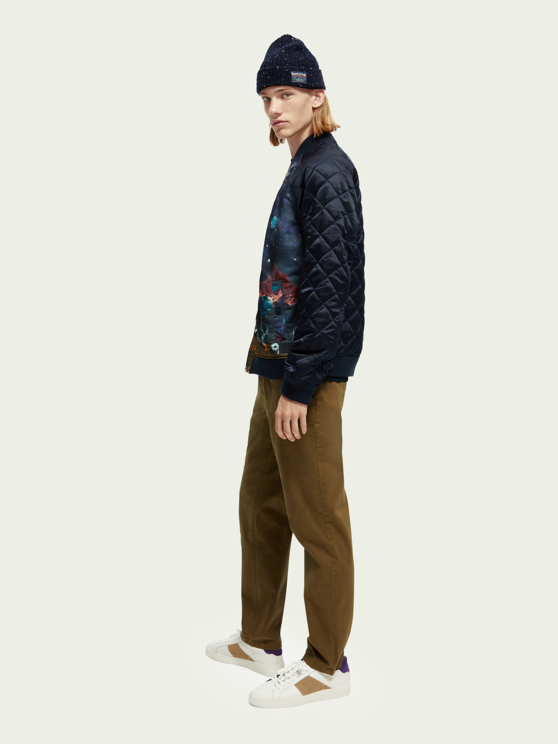 Printed Bomber Jacket | Scotch And Soda Outlet