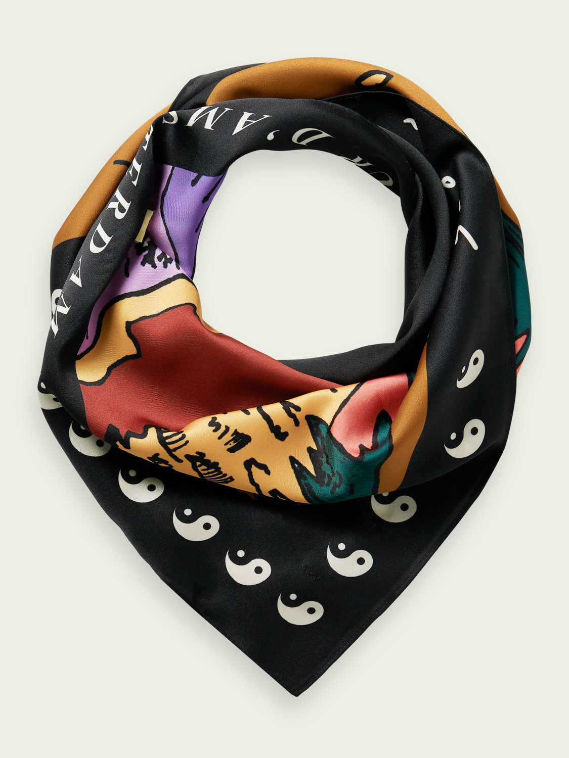 Graphic Scarf | scotch & soda outlet