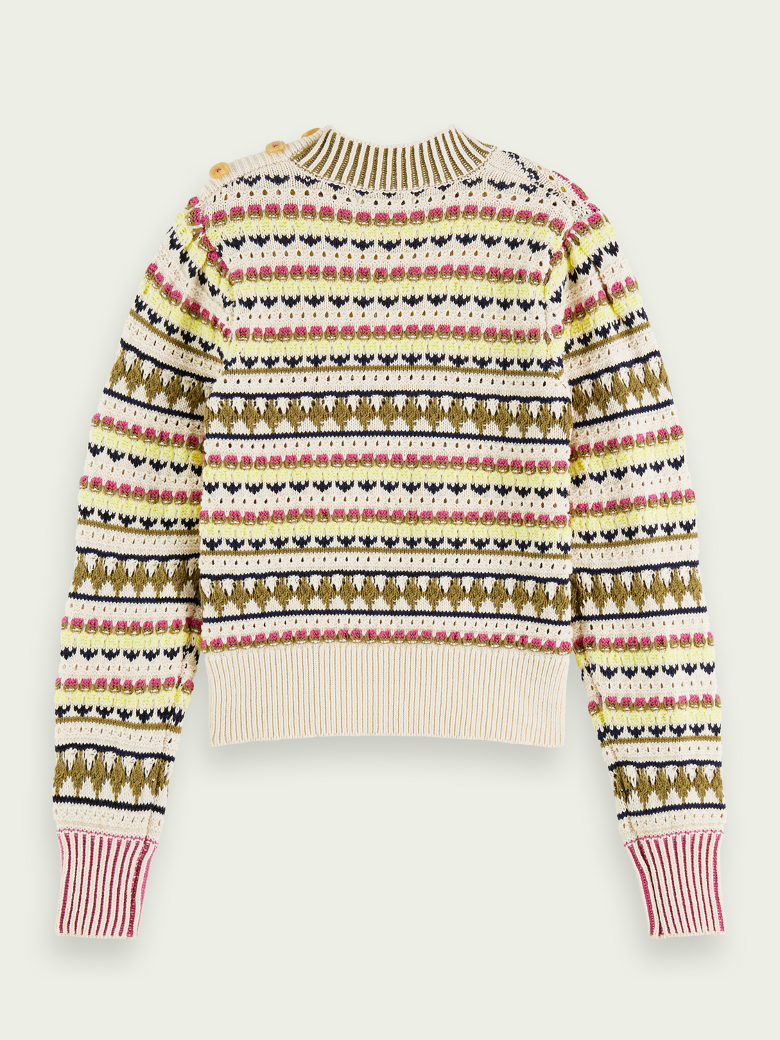 Mixed Stitch Sweater | scotch & soda outlet