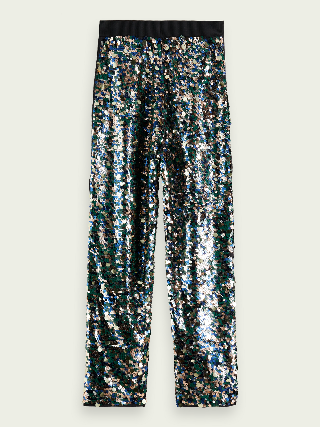 High-Rise Sequin Pants | scotch & soda outlet