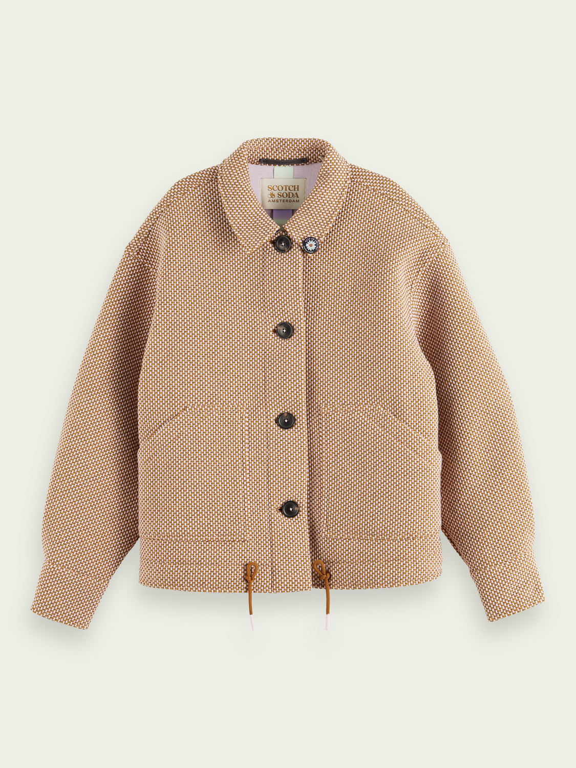 Bouclé Woven Overshirt | scotch & soda outlet