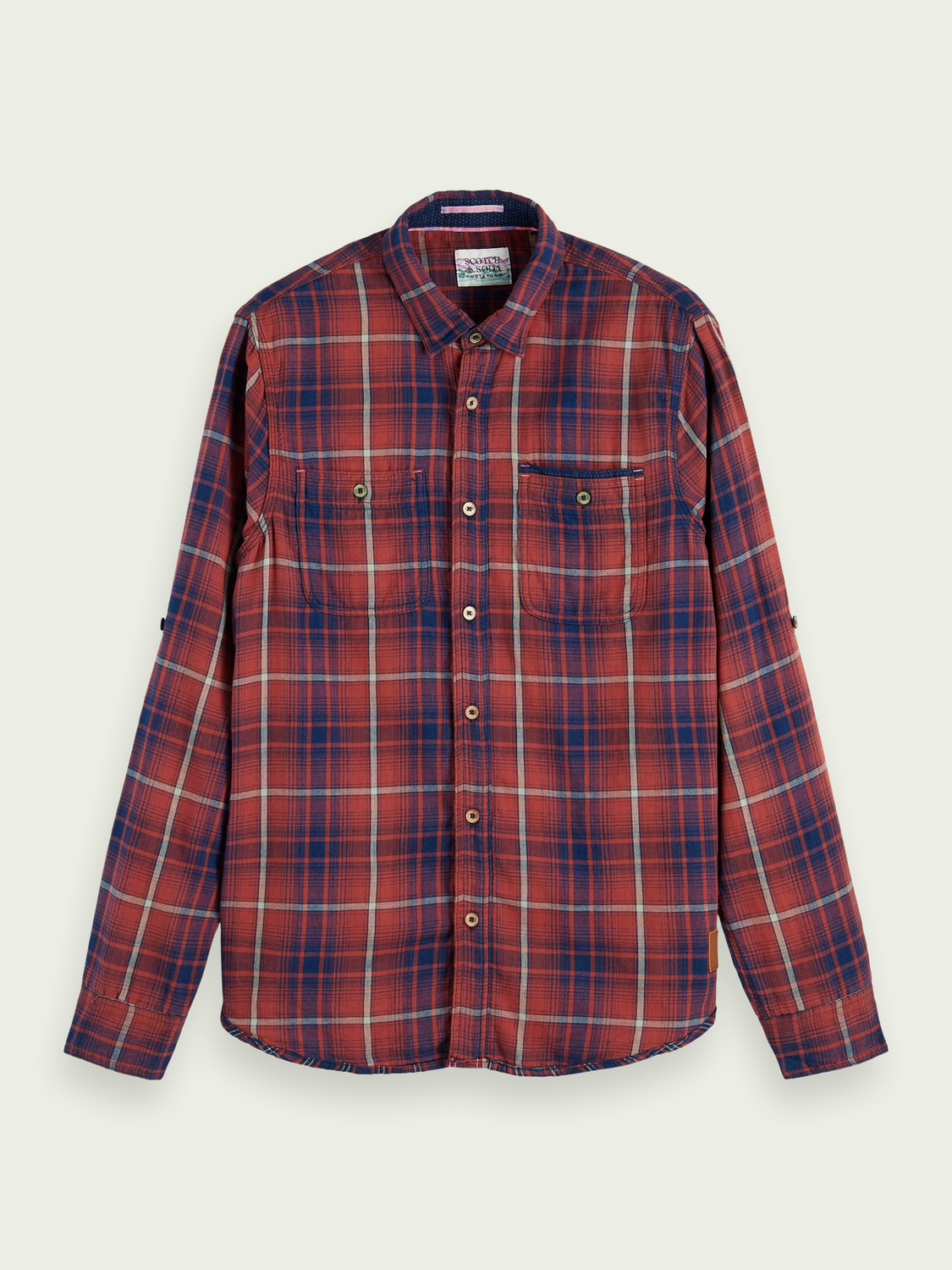 Regular-Fit Checked Flannel Shirt | Scotch And Soda Outlet