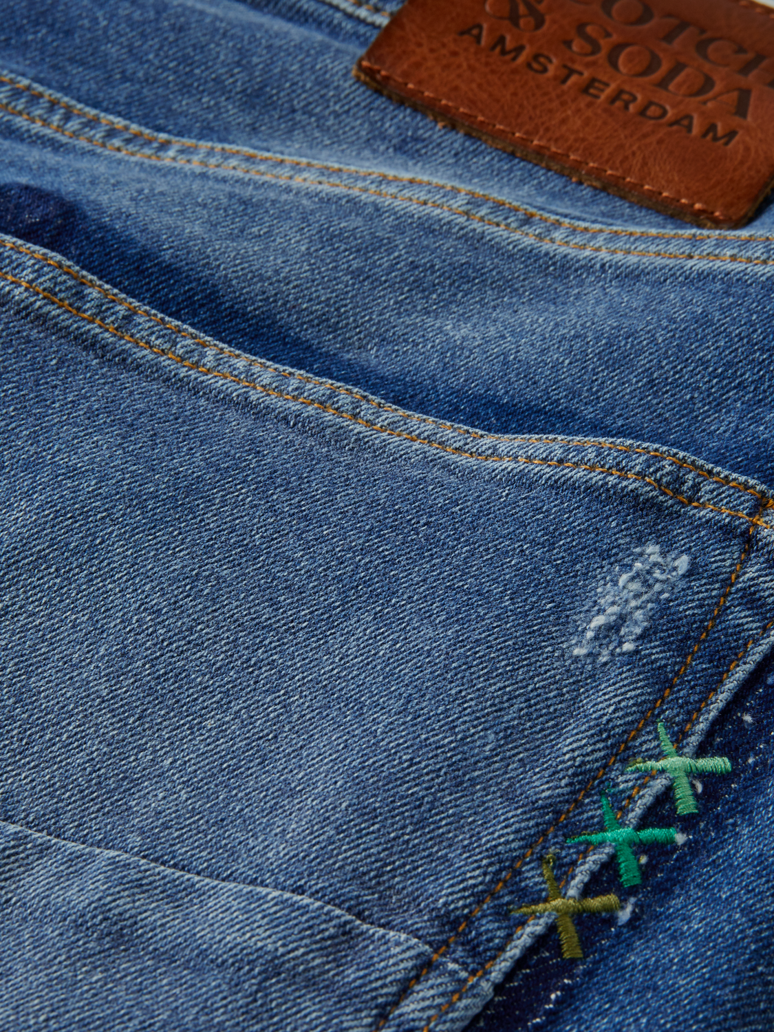 The Dean Loose Tapered-Fit Patchwork Jeans | Scotch And Soda Outlet