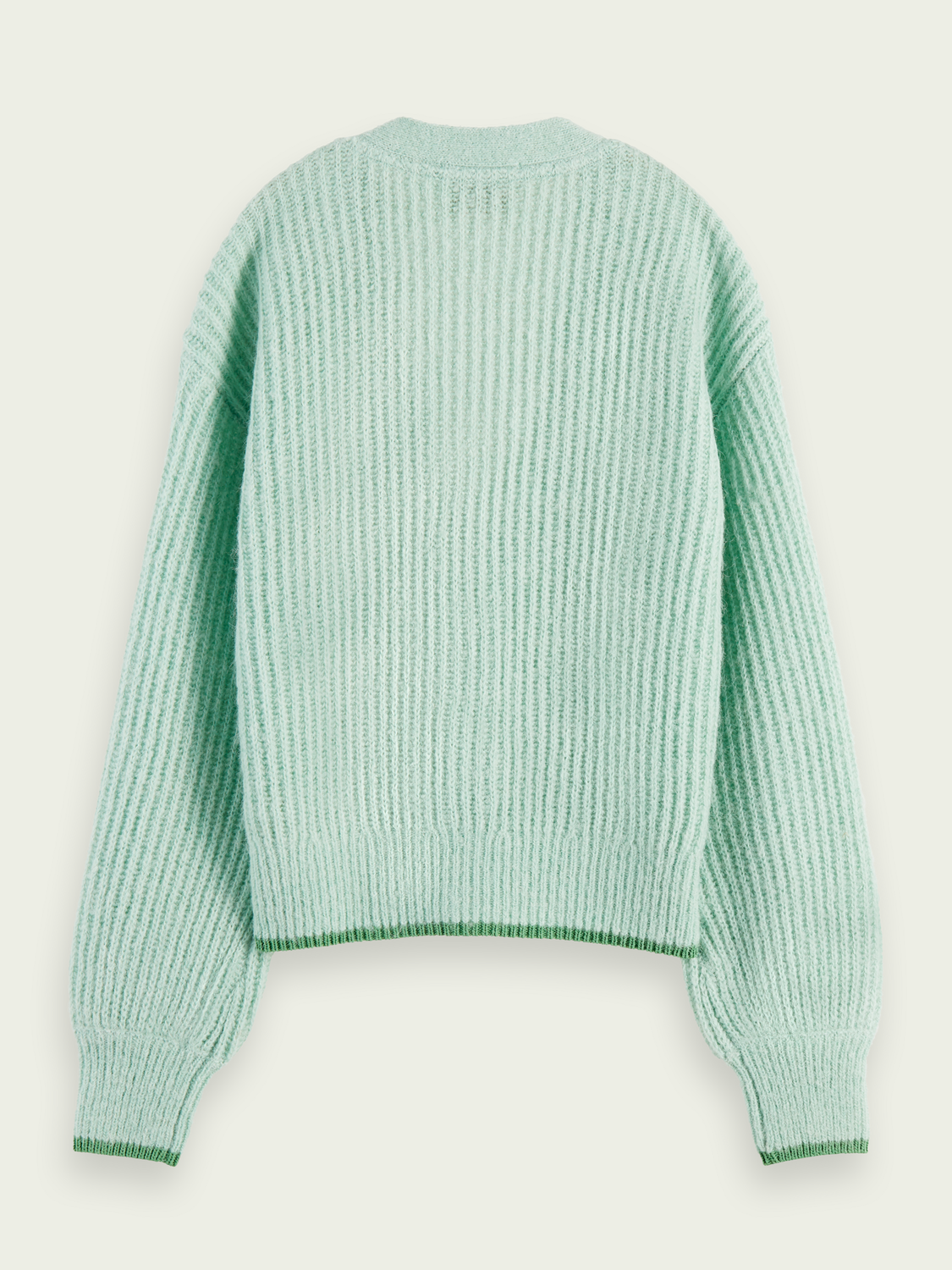 Fuzzy Boxy-Fit Knitted Cardigan | scotch & soda outlet