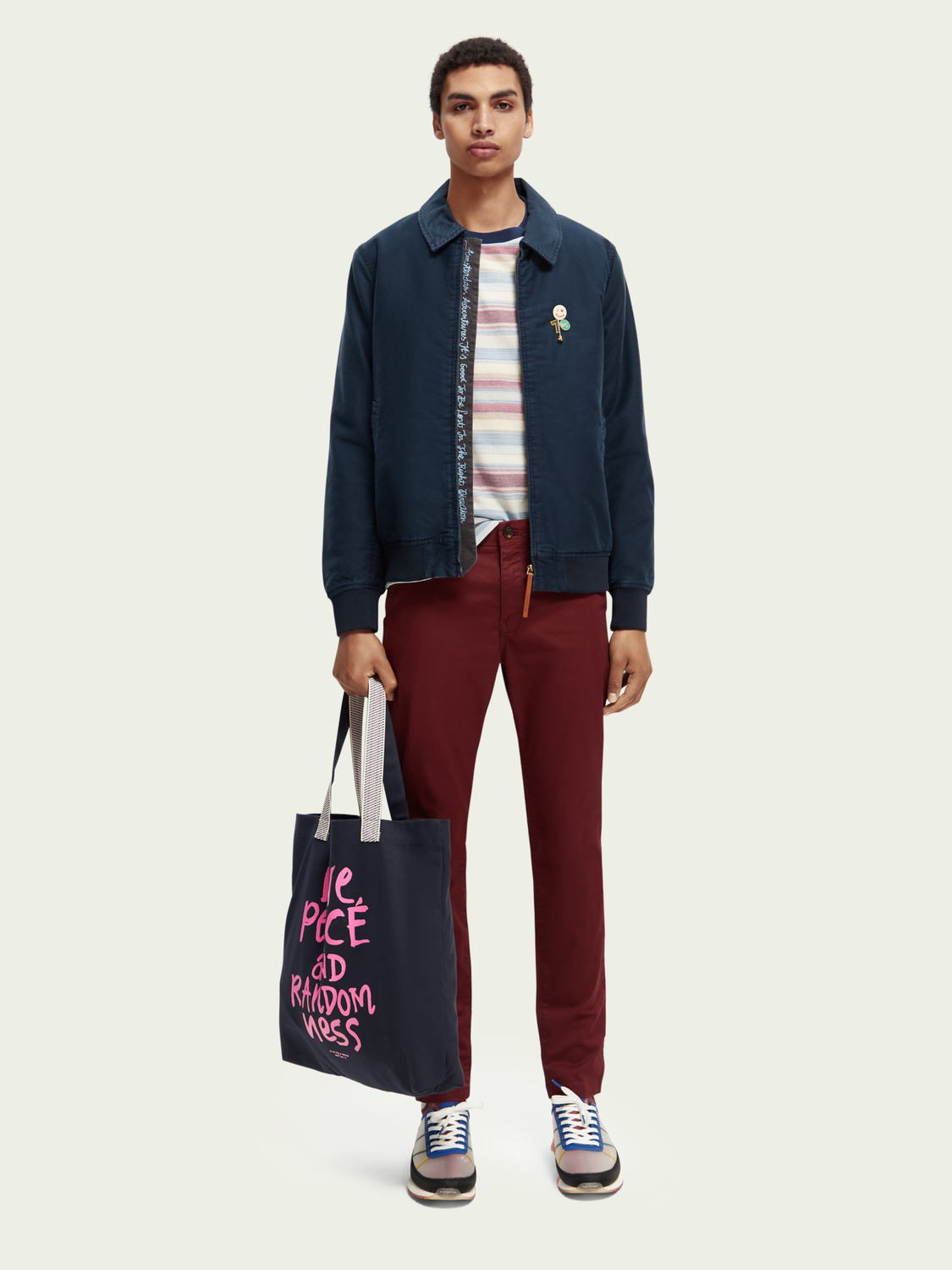 Mott Super-Slim Organic Cotton Twill Chino | Scotch And Soda Outlet