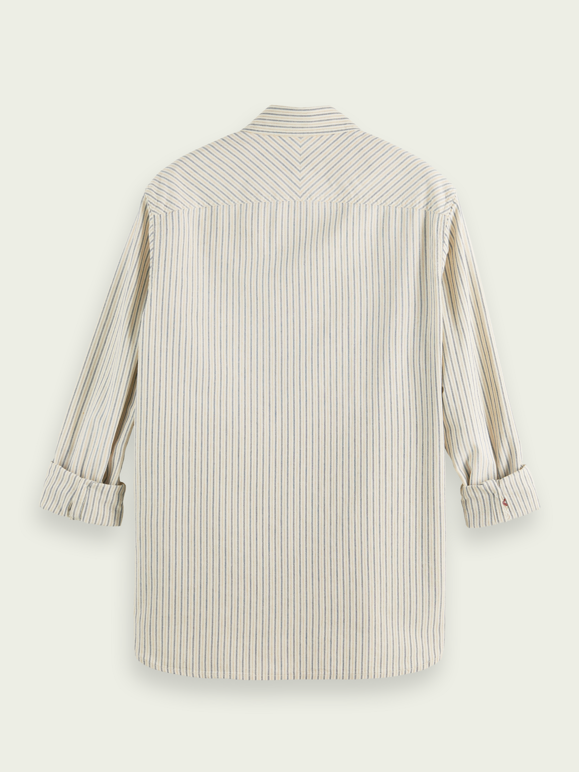 Regular Fit Shirt With Sleeve Adjustment | Scotch And Soda Outlet