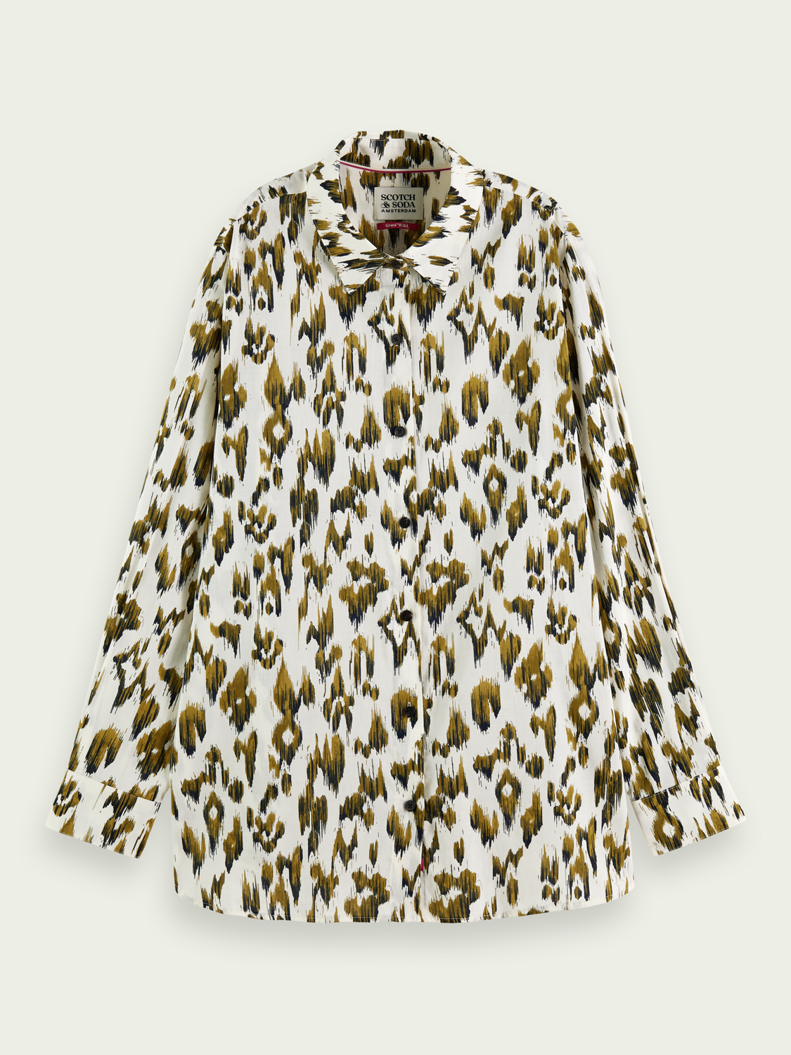 Oversized Printed Shirt | scotch & soda outlet