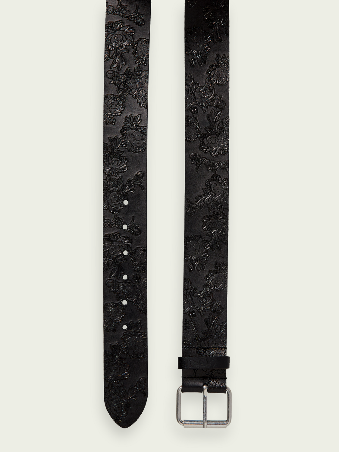 Debossed Leather Belt | scotch & soda outlet