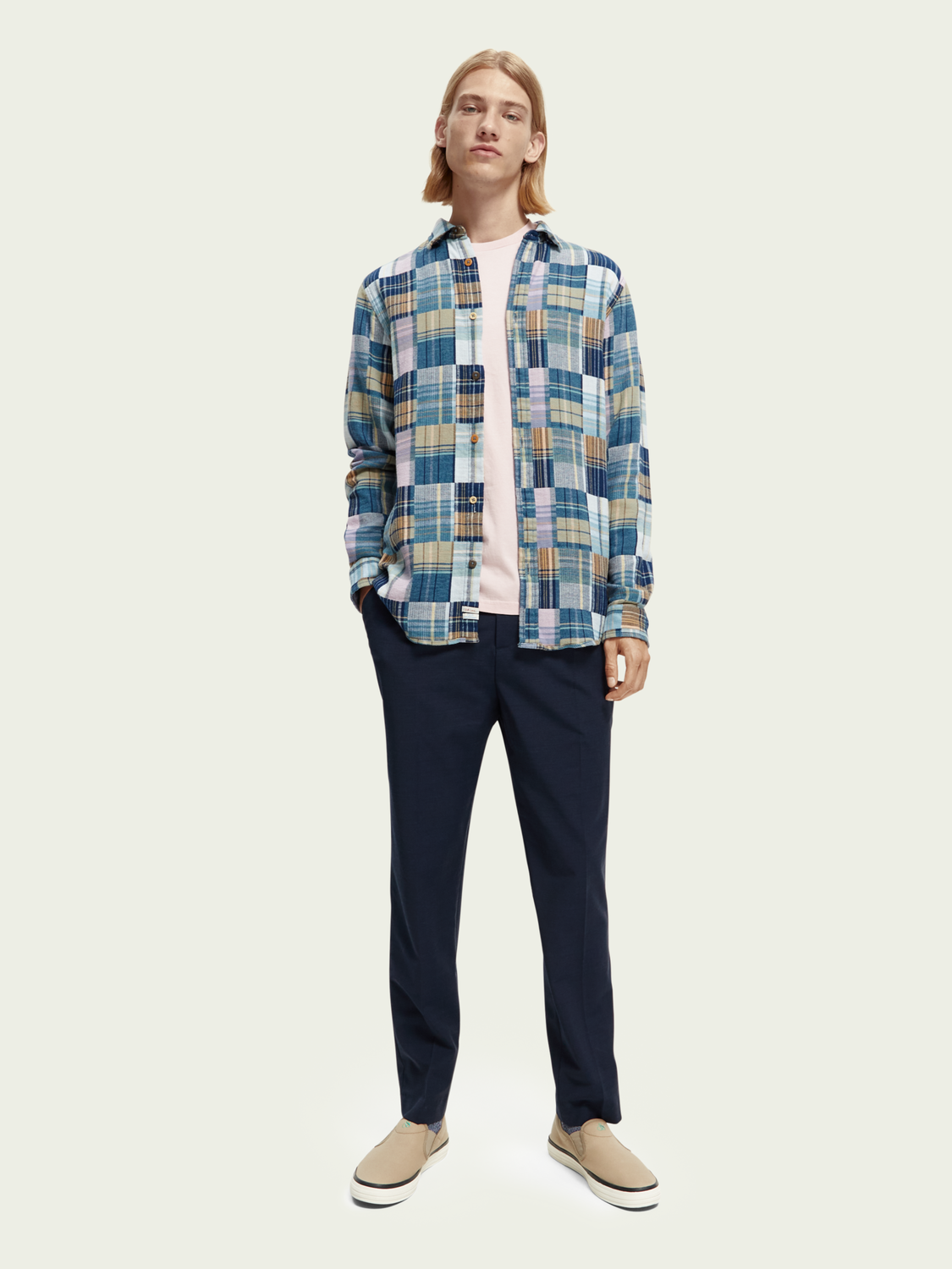 Regular Fit Checked Flannel Shirt | Scotch And Soda Outlet