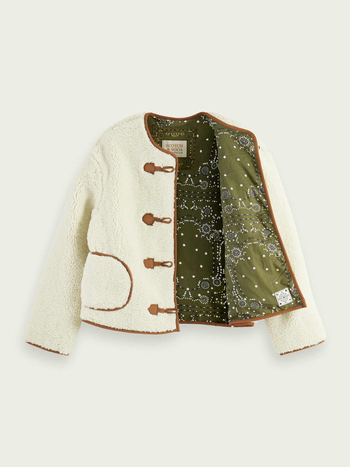 Short Teddy Jacket | scotch & soda outlet