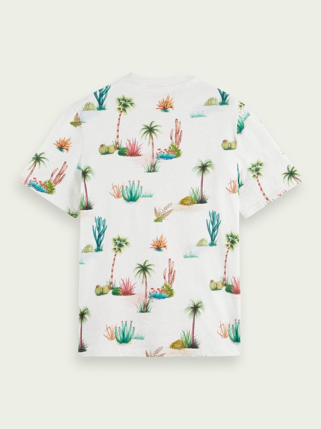 Regular Fit Printed Organic T-Shirt | Scotch And Soda Outlet
