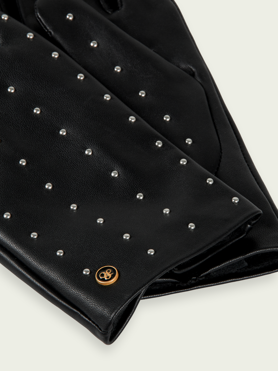 Leather Studded Gloves | scotch & soda outlet