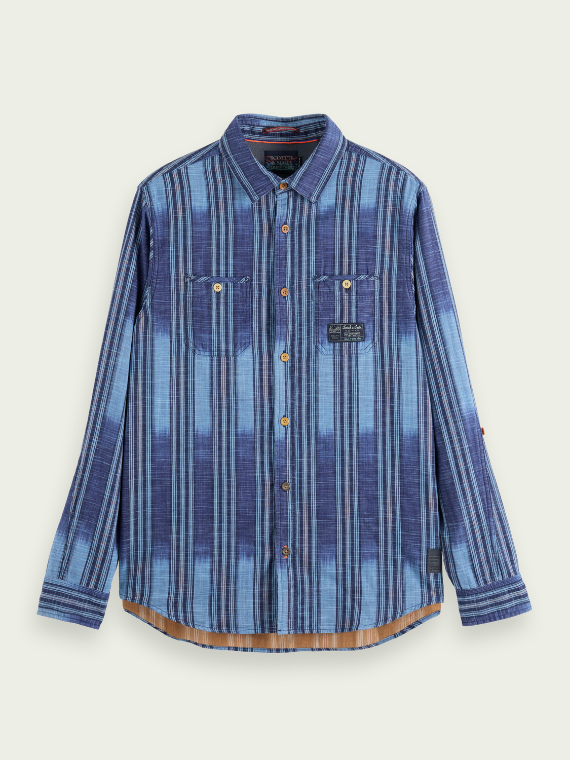 Regular Fit Cotton Shirt | Scotch And Soda Outlet