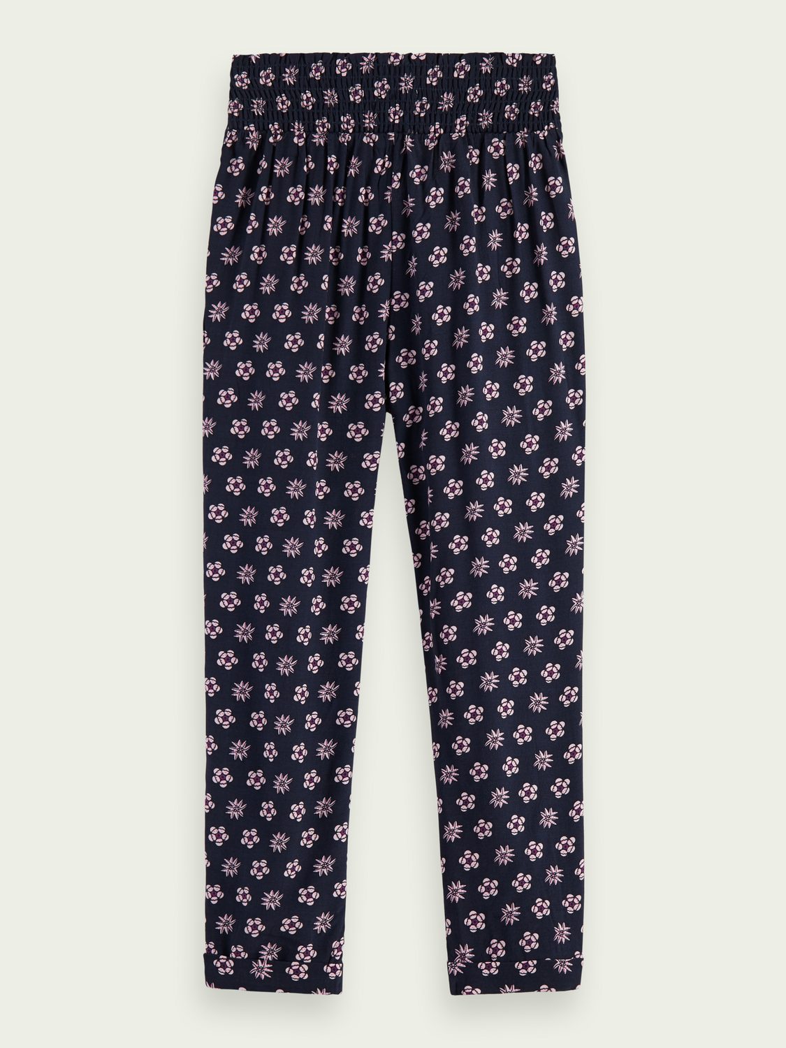 High-Rise Relaxed Slim-Fit Belted Trousers