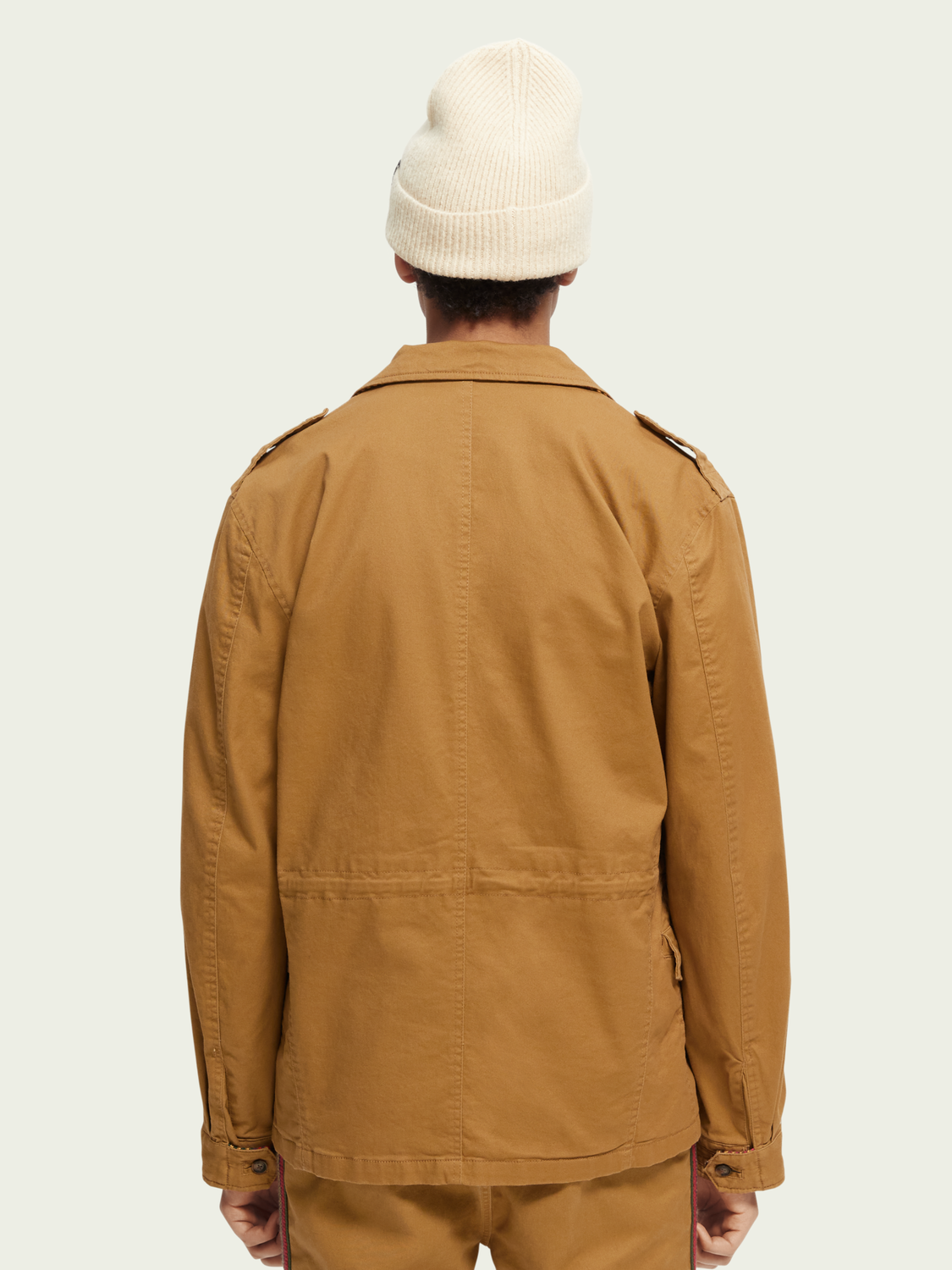 Contrast-Trimmed Army Jacket | Scotch And Soda Outlet