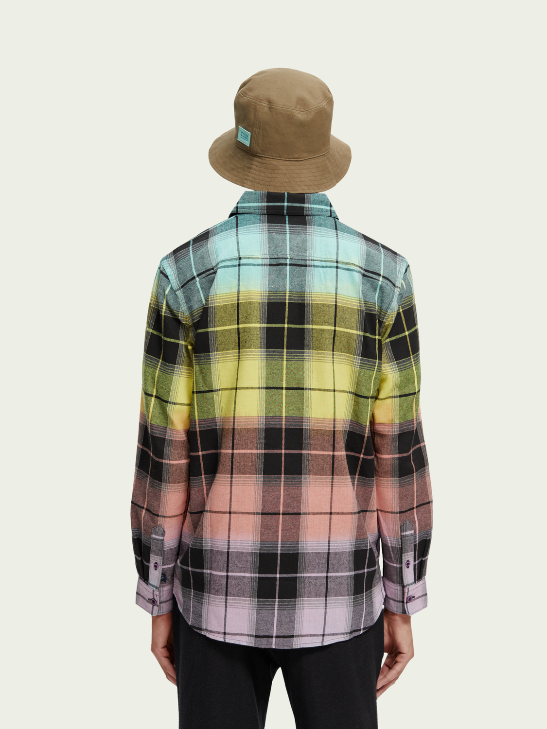Regular-Fit Colourful Checked Flannel Shirt | Scotch And Soda Outlet