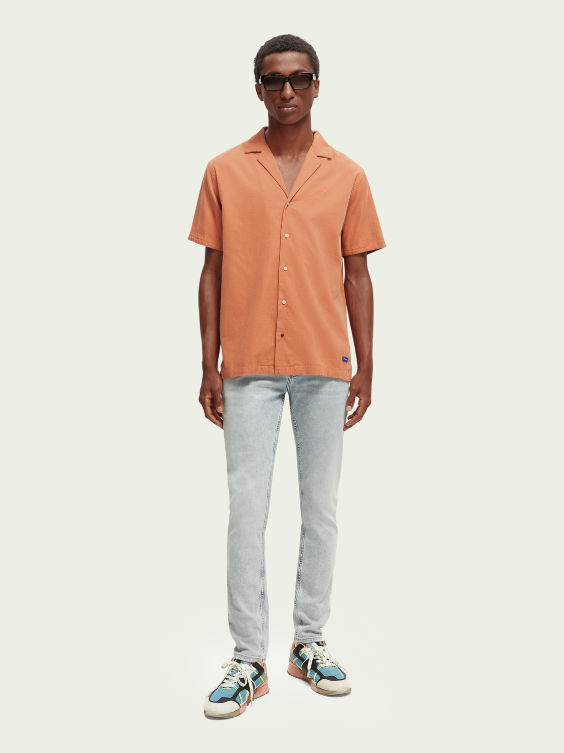 The Skim Super-Slim Fit Jeans - Blue Splash | Scotch And Soda Outlet