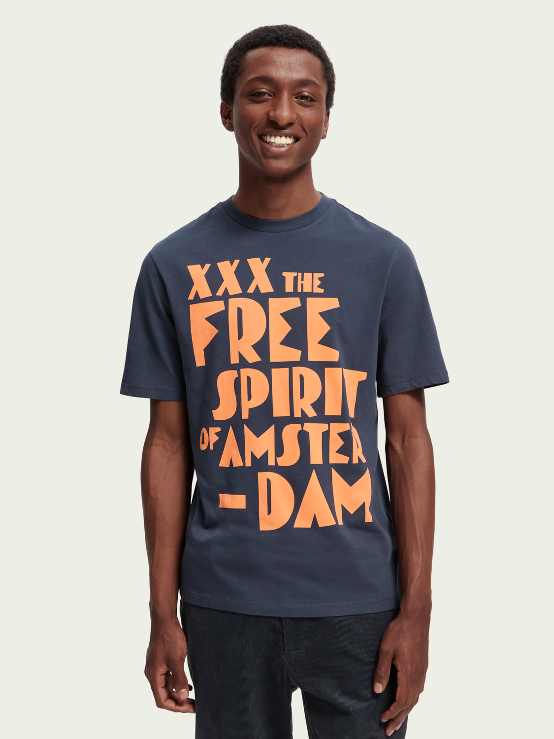 Free Spirit Artwork T-Shirt | Scotch And Soda Outlet