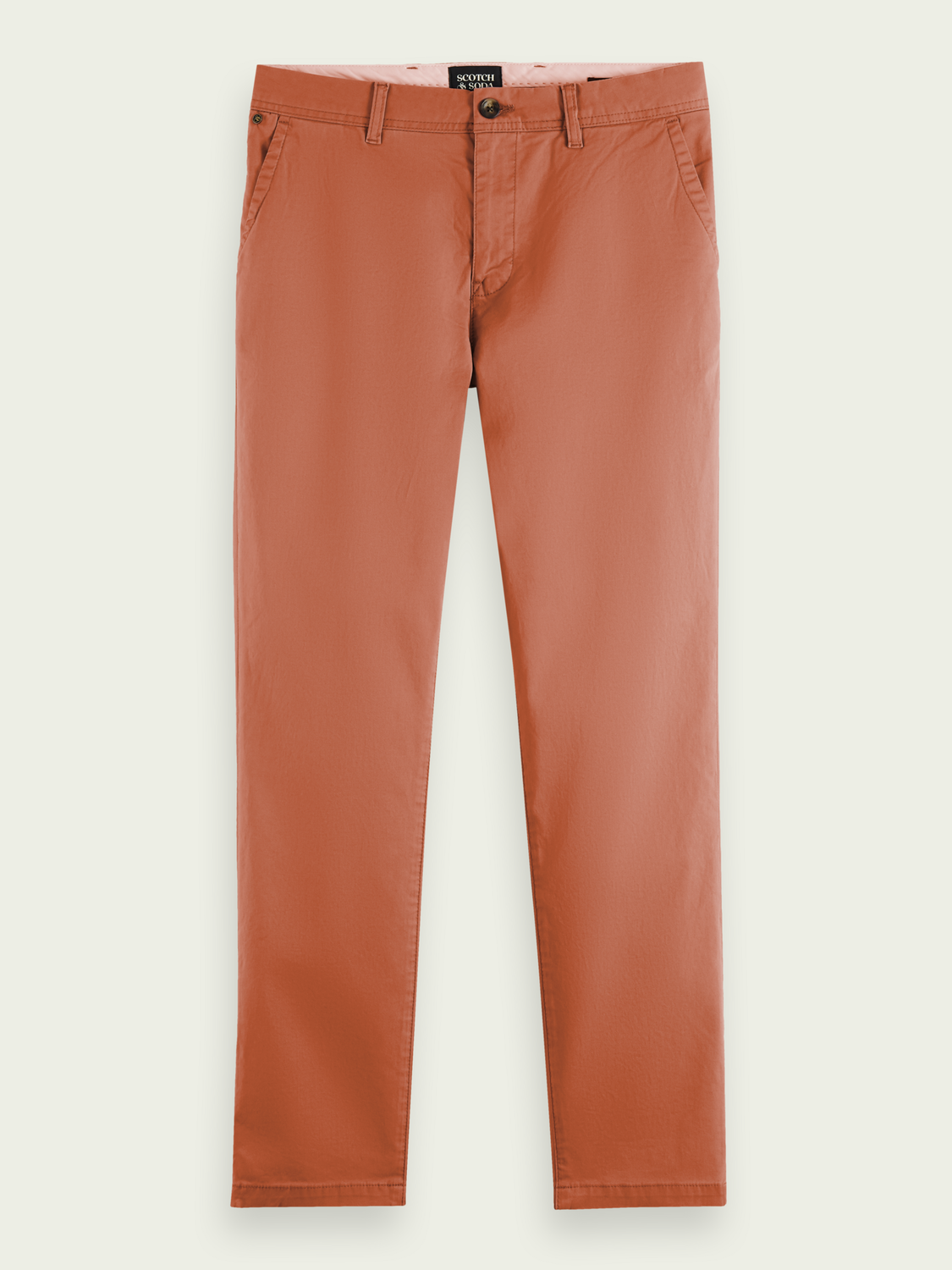 Stuart Regular Slim-Fit Organic Cotton Chino | Scotch And Soda Outlet