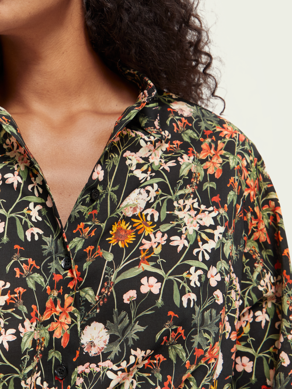 Printed Relaxed Fit Shirt | scotch & soda outlet