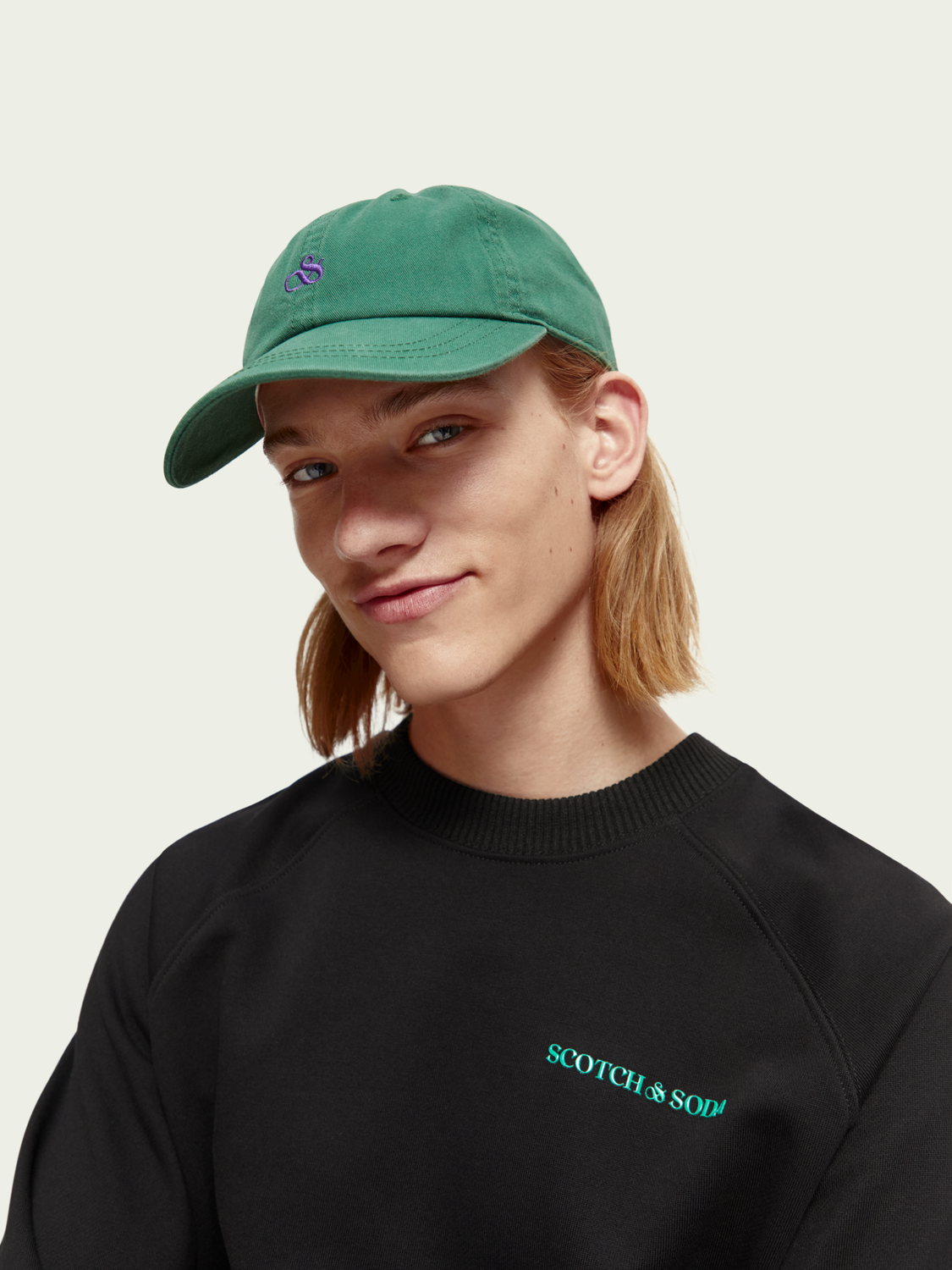 Cotton Twill Embroidered Cap | scotch & soda outlet