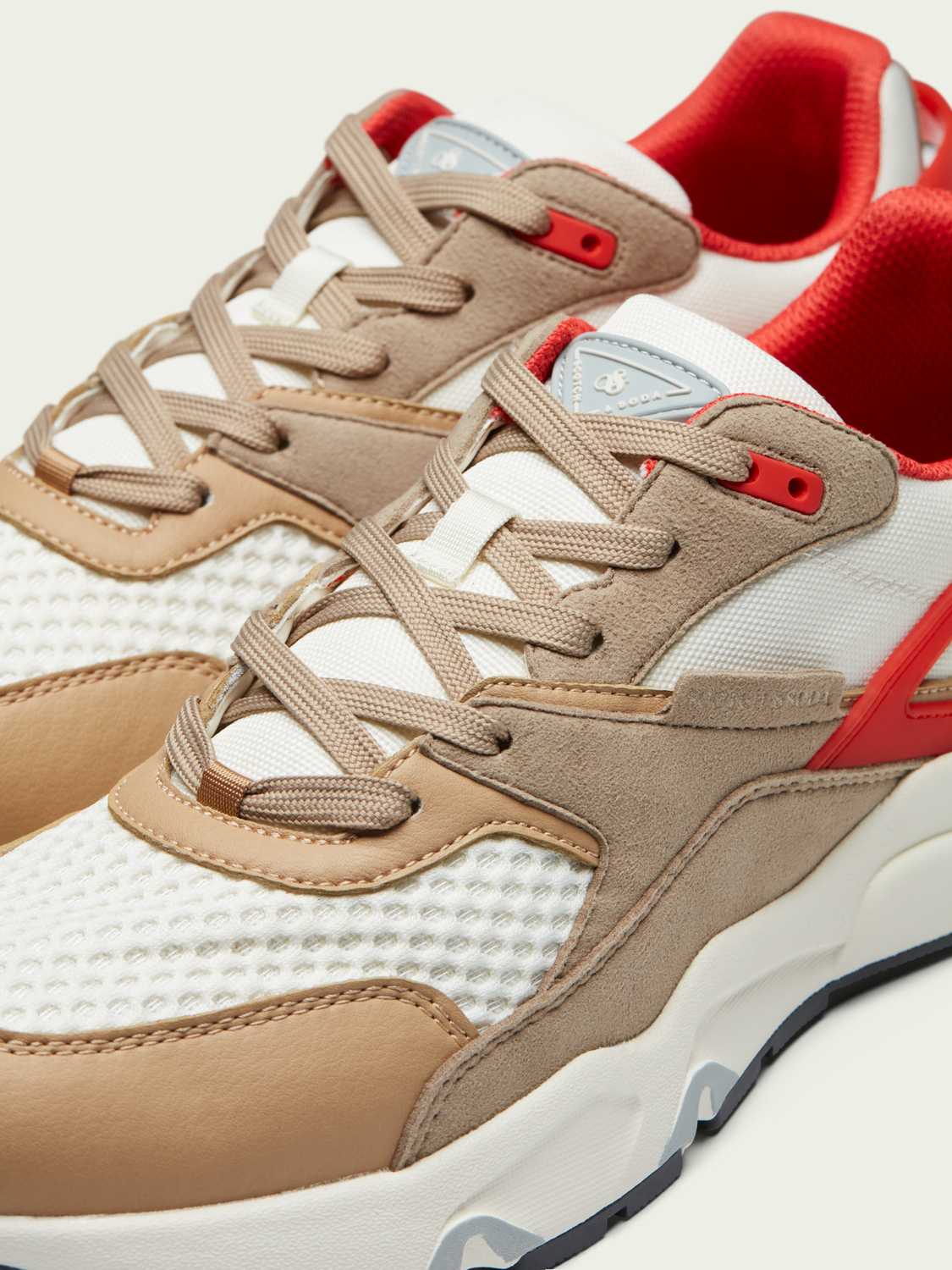 Wavy Suede Running Sneaker | Scotch And Soda Outlet