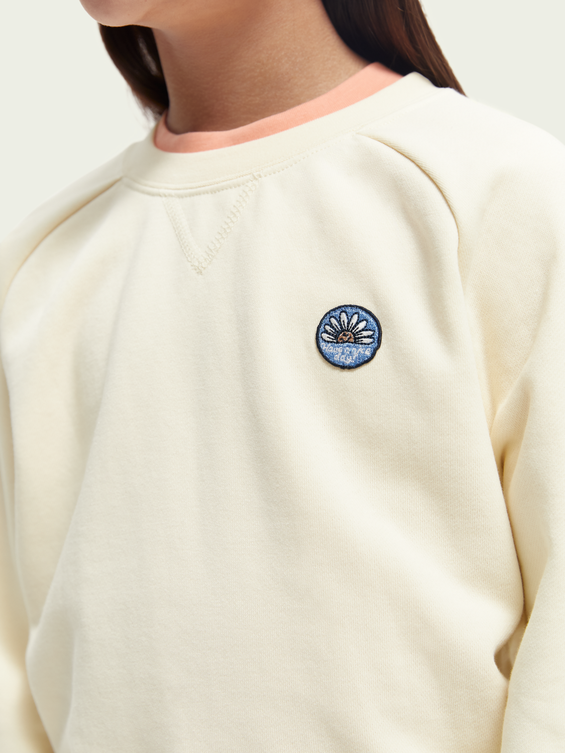 Scotch Soda Outlet | Oversized Artwork Crewneck Sweatshirt