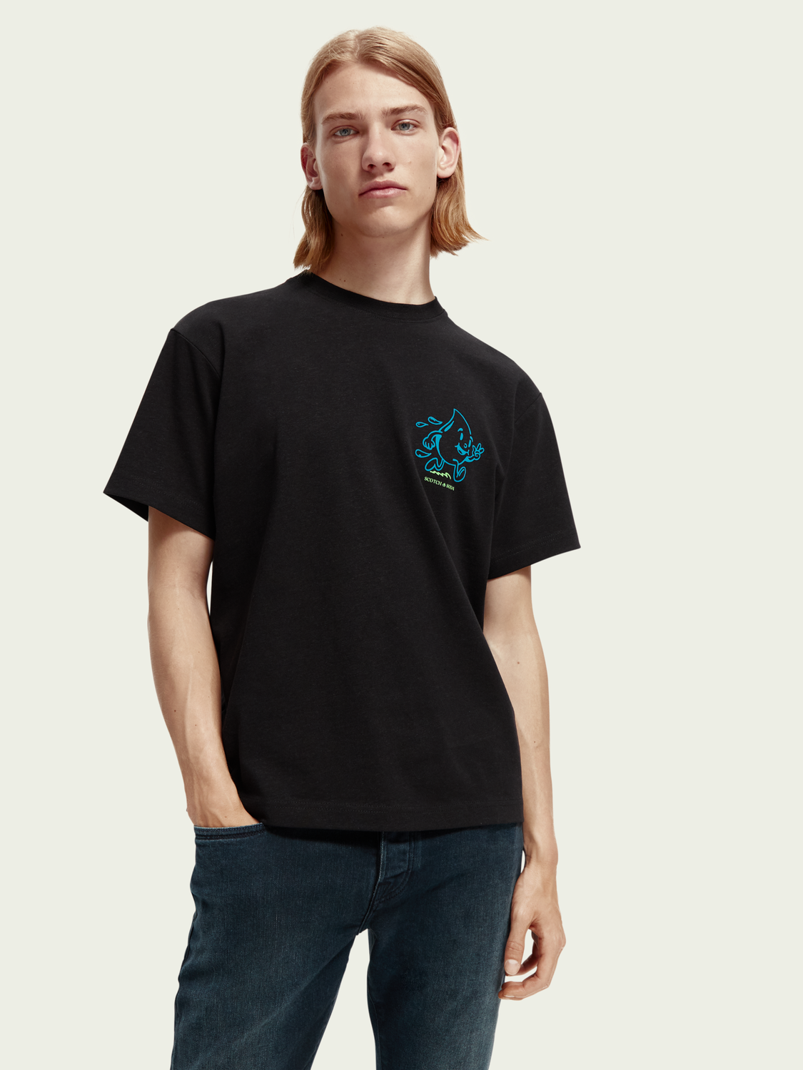 Unisex Trees For All Crewneck T-Shirt | scotch & soda outlet